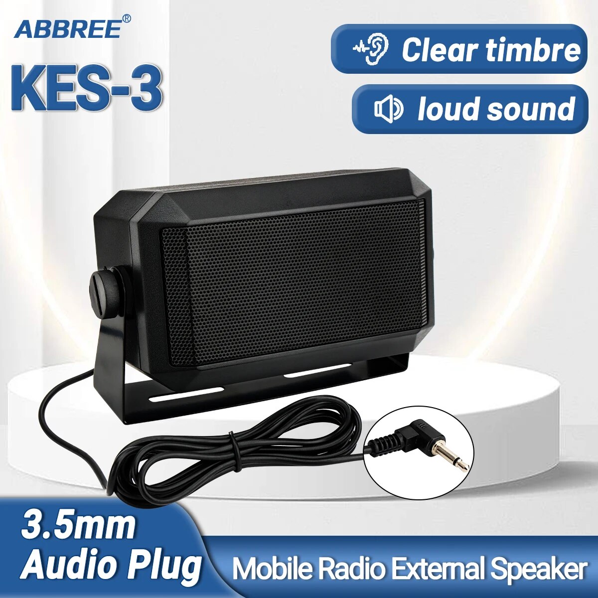 Musical Instrument Triangle - ABBREE Speaker komunikasi eksternal persegi panjang,