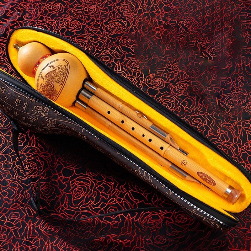 Shakuhachi Bamboo Flute - Seruling Hulusi Profesional Anti Jatuh, Dapat