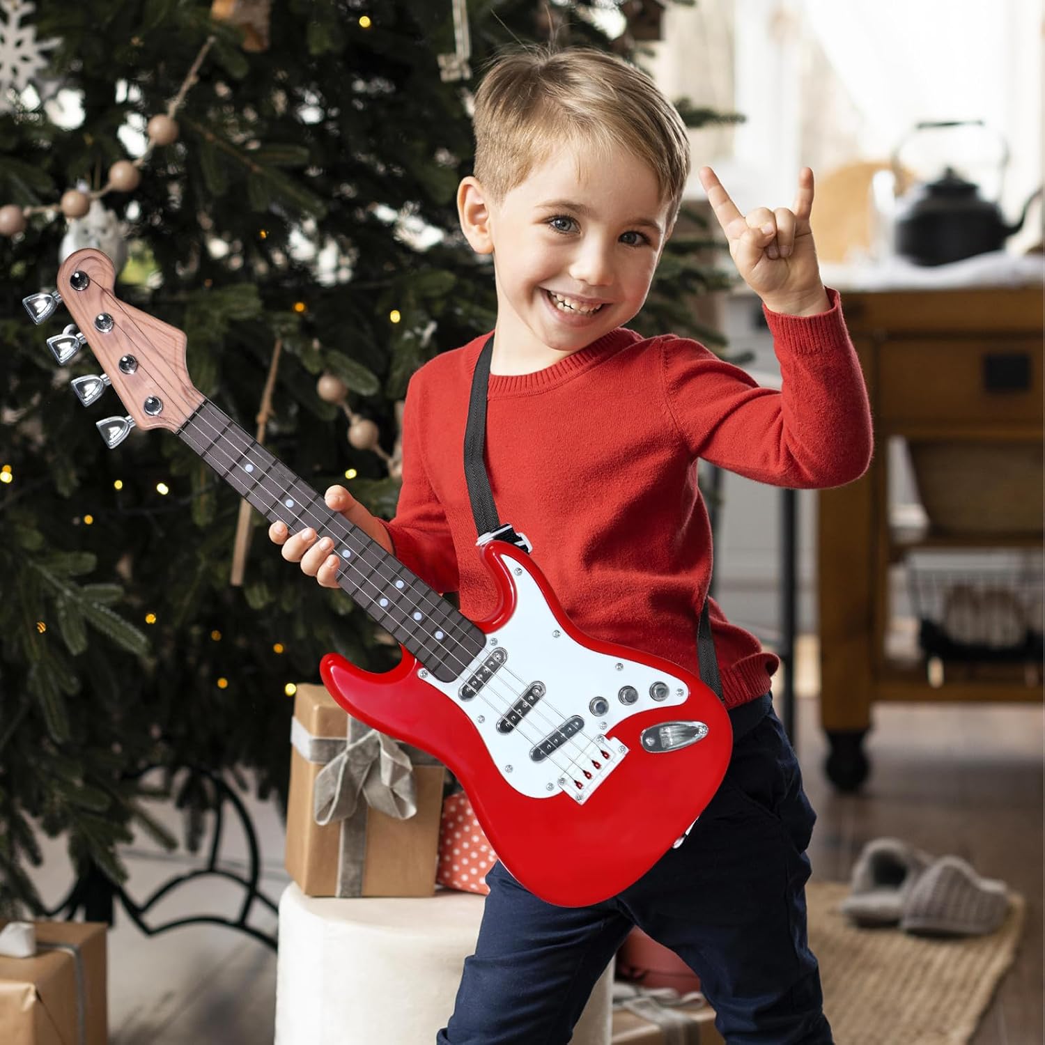 Musical Instrument Harmonium - Mainan Gitar Elektrik Anak - Alat