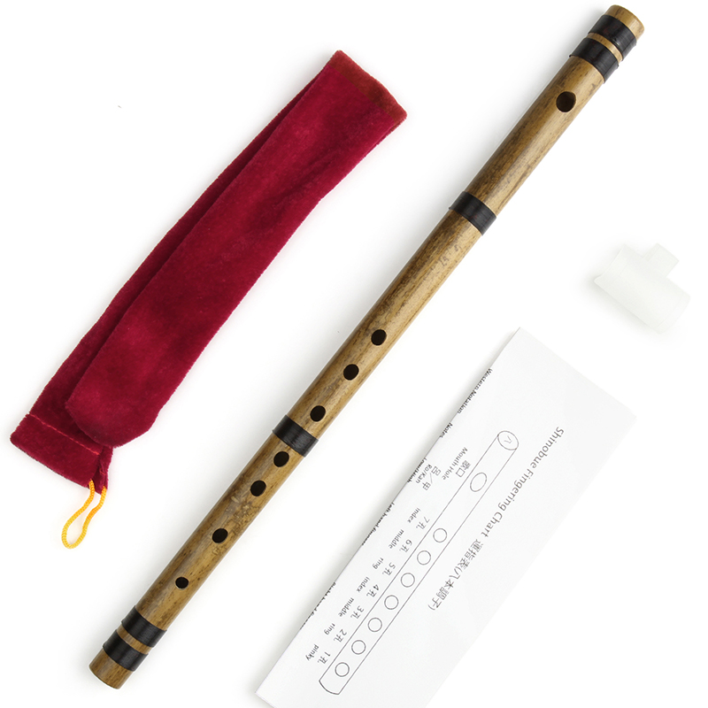Shakuhachi Bamboo Flute - Seruling Shinobue Jepang 8 Nada Dengan