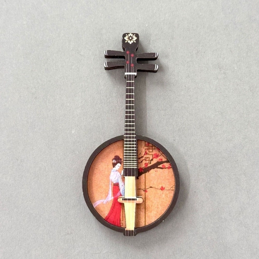 4PCS/SET Magnet Kulkas Gaya Ci - Musical Instrument Ancient ulasan dan harga