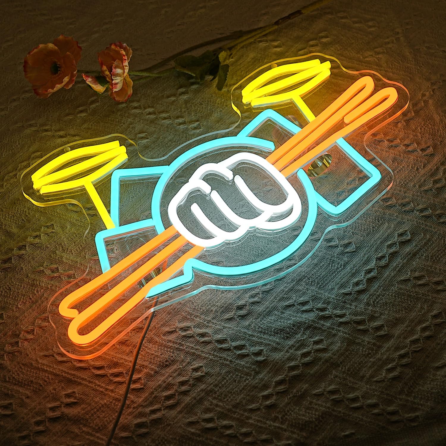 Lampu Neon LED Set Drum Berten - Musical Instrument Of ulasan dan harga