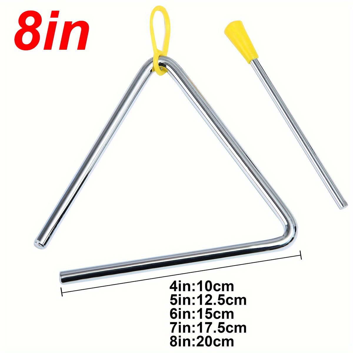 1SET Instrumen Segitiga dengan - Musical Instrument Triangle ulasan dan harga