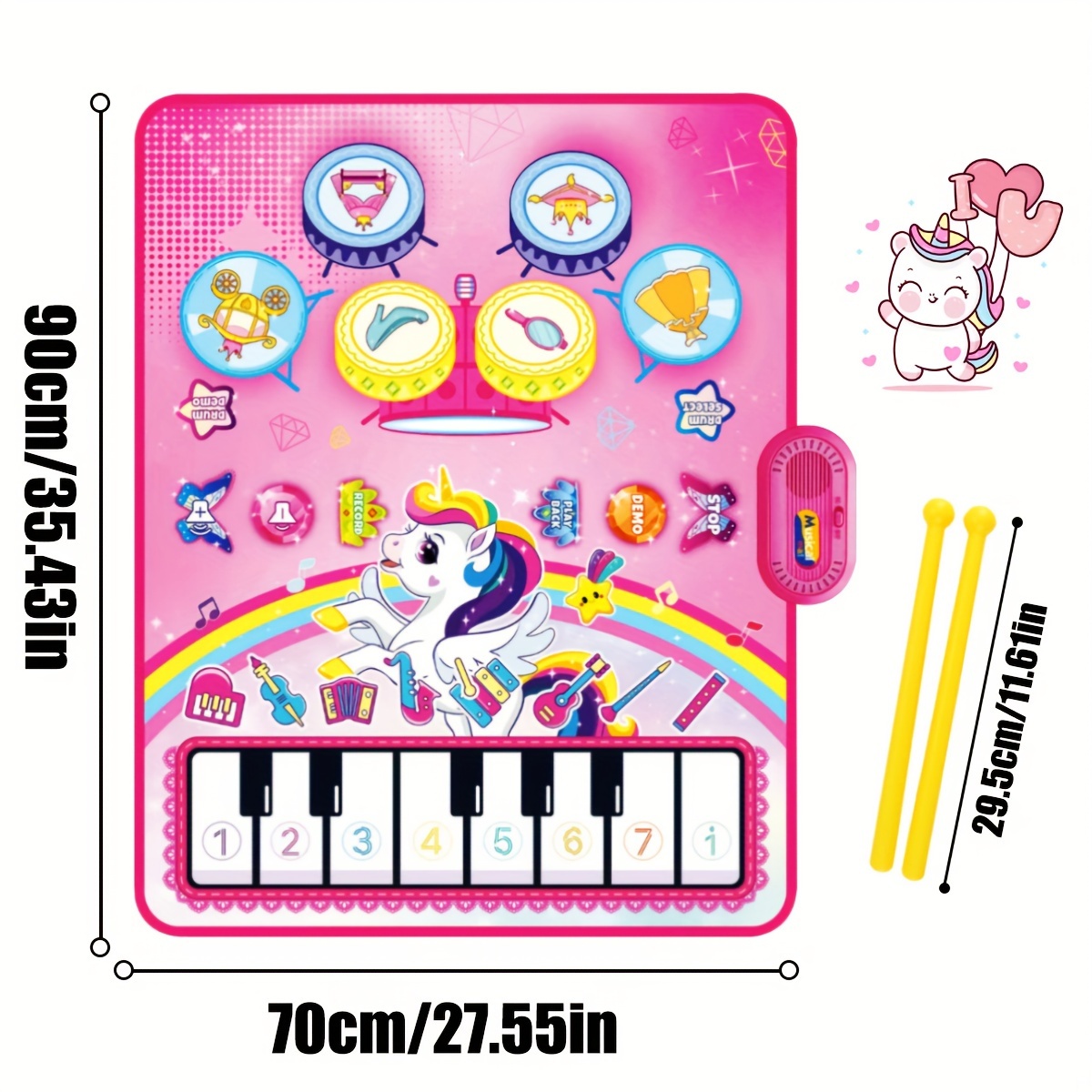 Matras Musik Sensorik 3 in 1 d - Musical Instrument No Touch ulasan dan harga