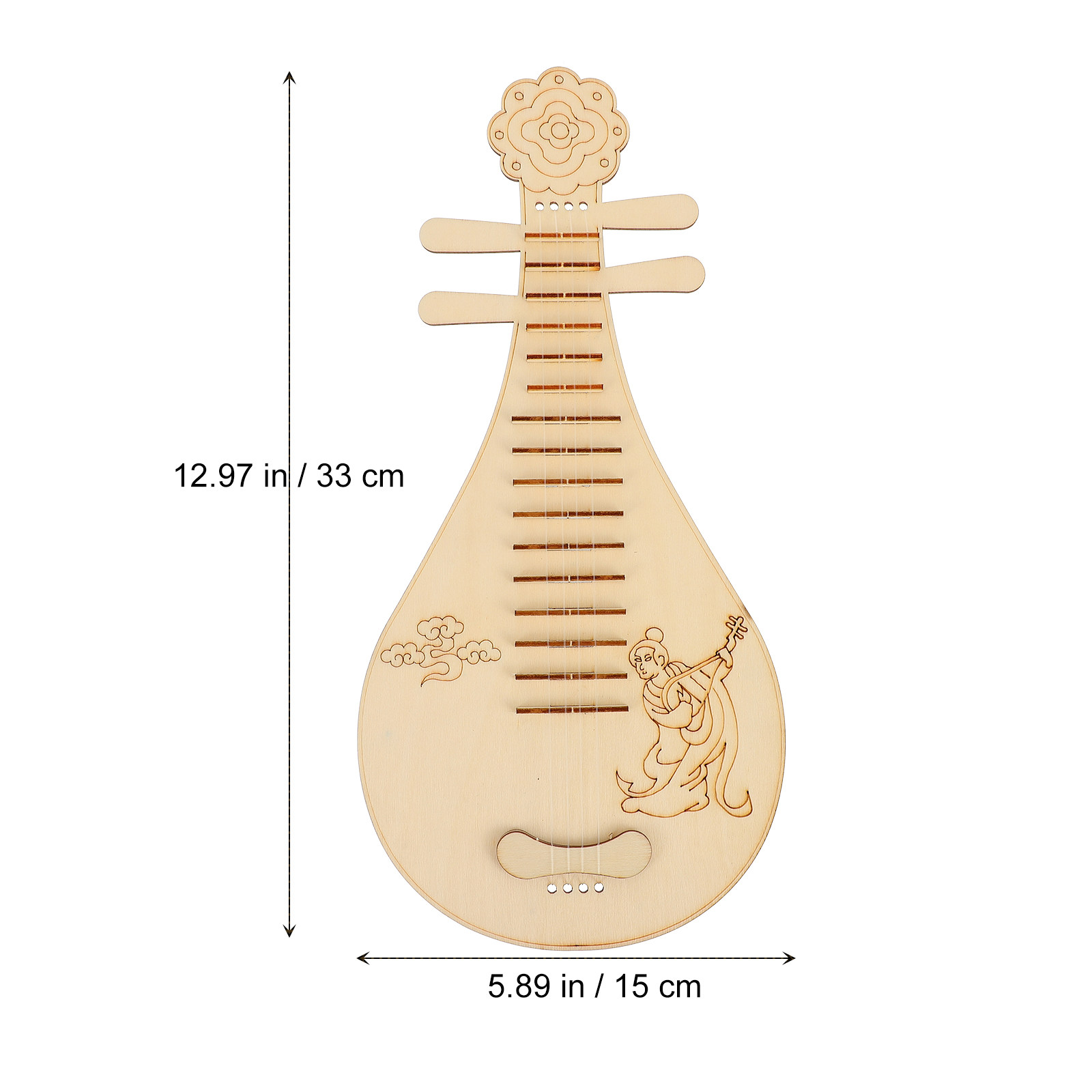 3 Set Peralatan Pembuatan Lute - Musical Instrument Diy For Kids ulasan dan harga