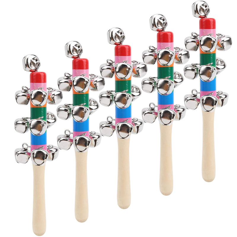 5 Buah Lonceng Tangan Jingle K - Musical Instrument Harmonium ulasan dan harga