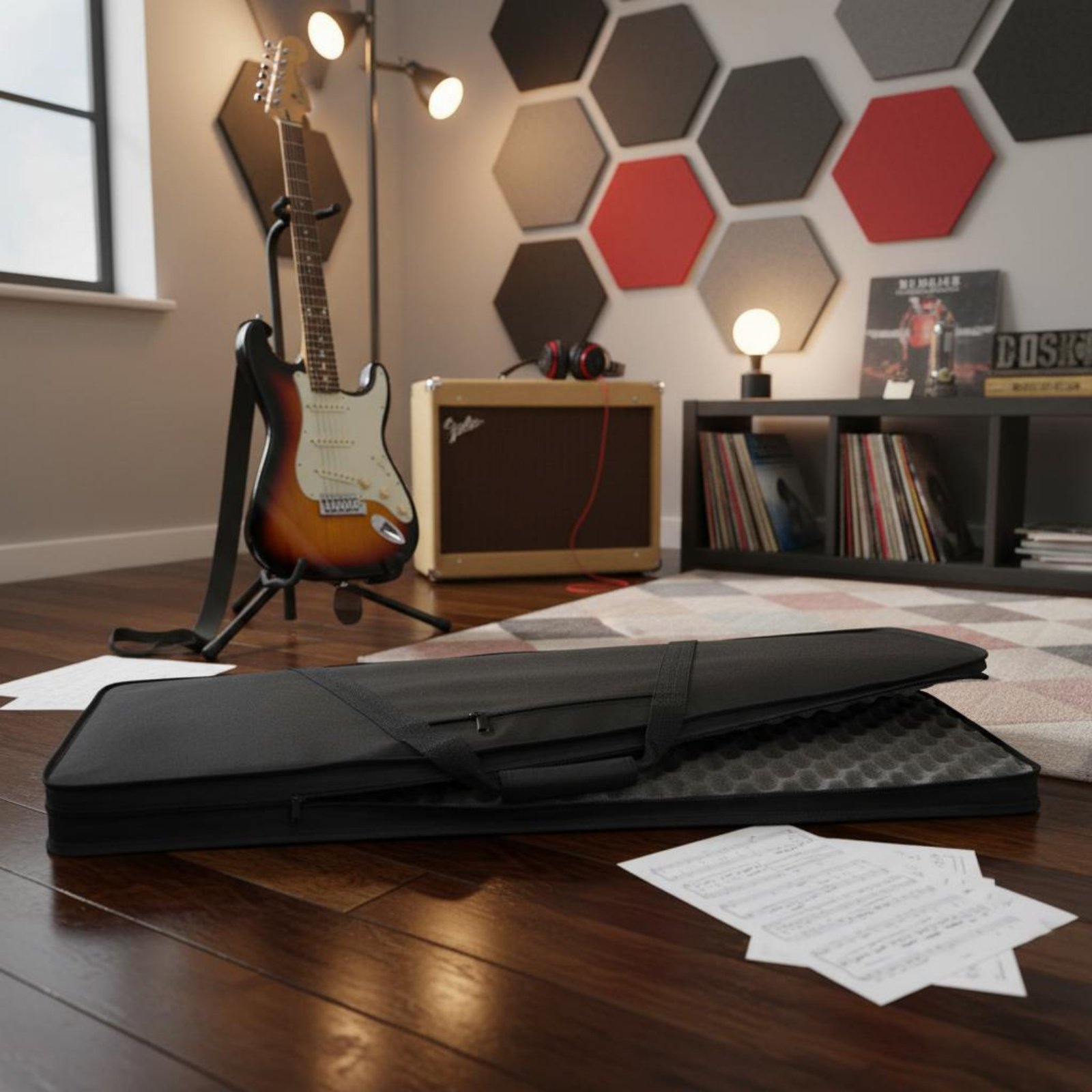 Kotak Gitar Busa Ringan Tahan  - Musical Instrument Of ulasan dan harga