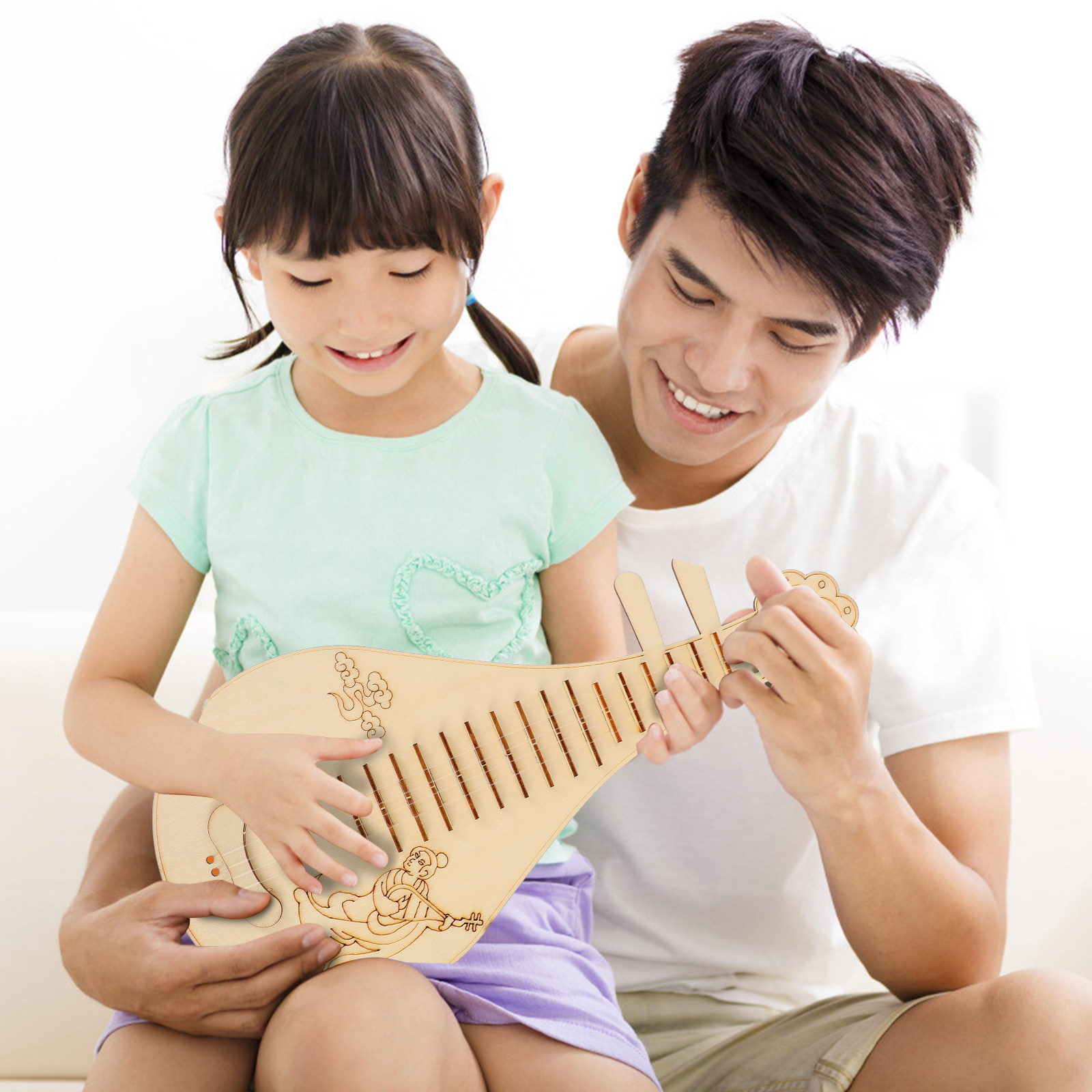 3 Buah Alat Musik Kayu Bergaya - Musical Instrument Diy For Kids ulasan dan harga