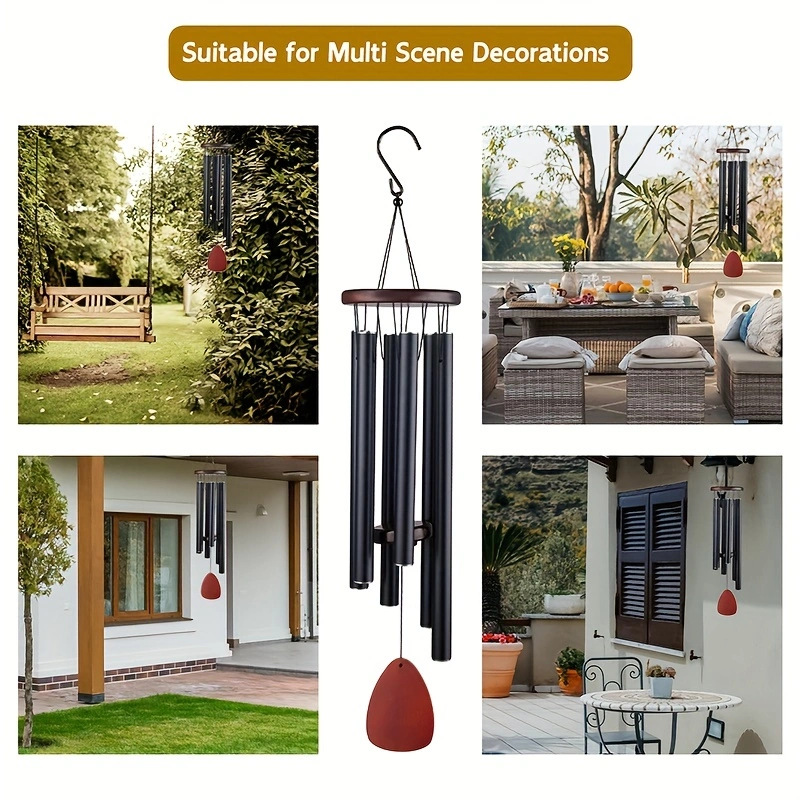 Lonceng Angin Logam 26 Inci 6  - Wind Chime Tubular ulasan dan harga