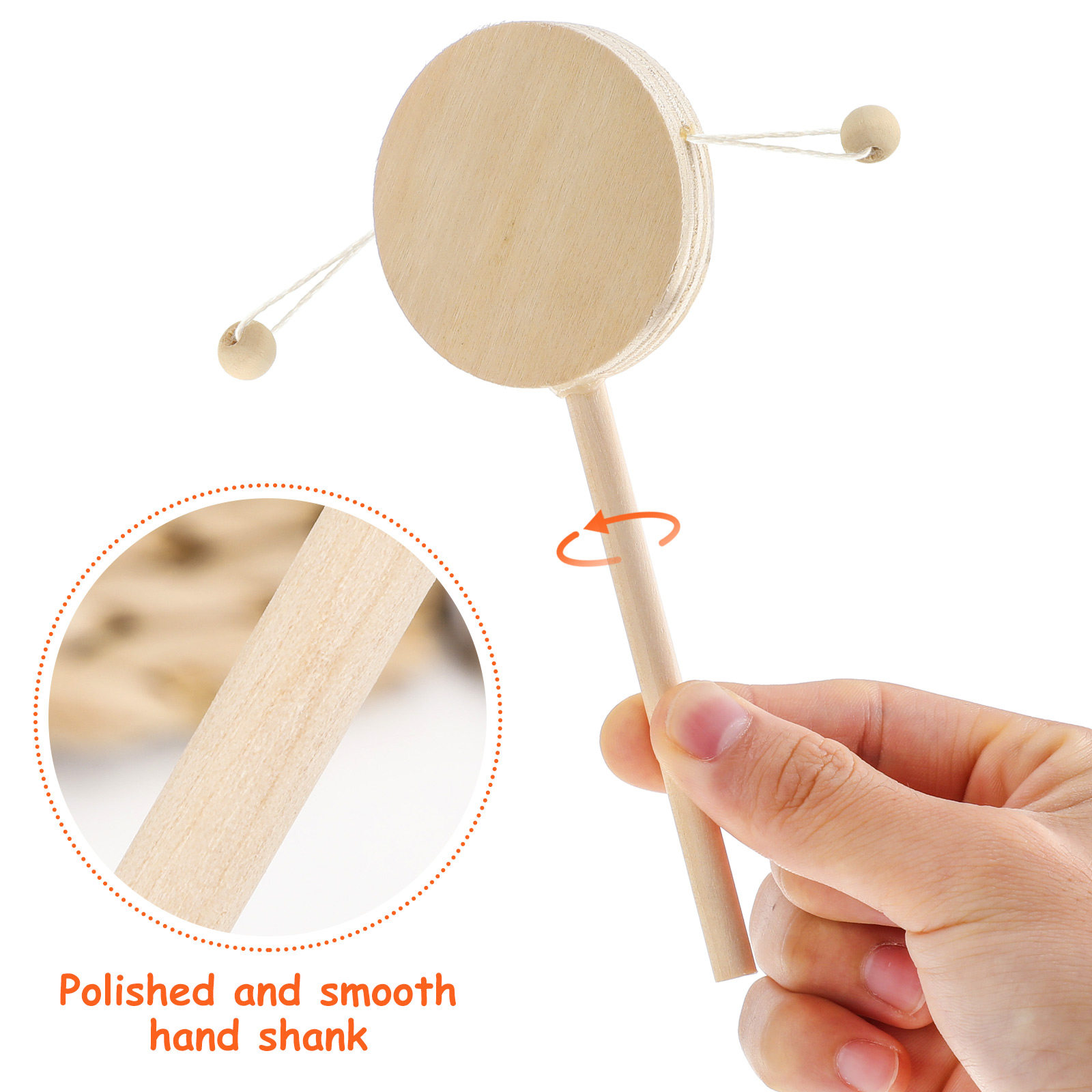 1 Set Drum Kayu DIY, Belum Dic - Musical Instrument Diy For Kids ulasan dan harga