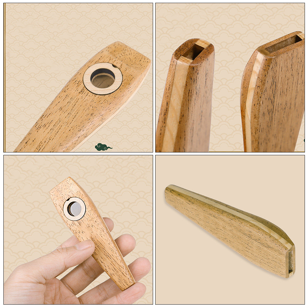 1 Set Kazoo Kayu Buatan Tangan - Musical Instrument Keyboard ulasan dan harga