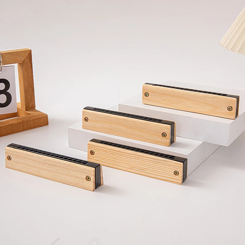 Harmonika Kecil Kayu Putih den - Musical Instrument Diy For Kids ulasan dan harga