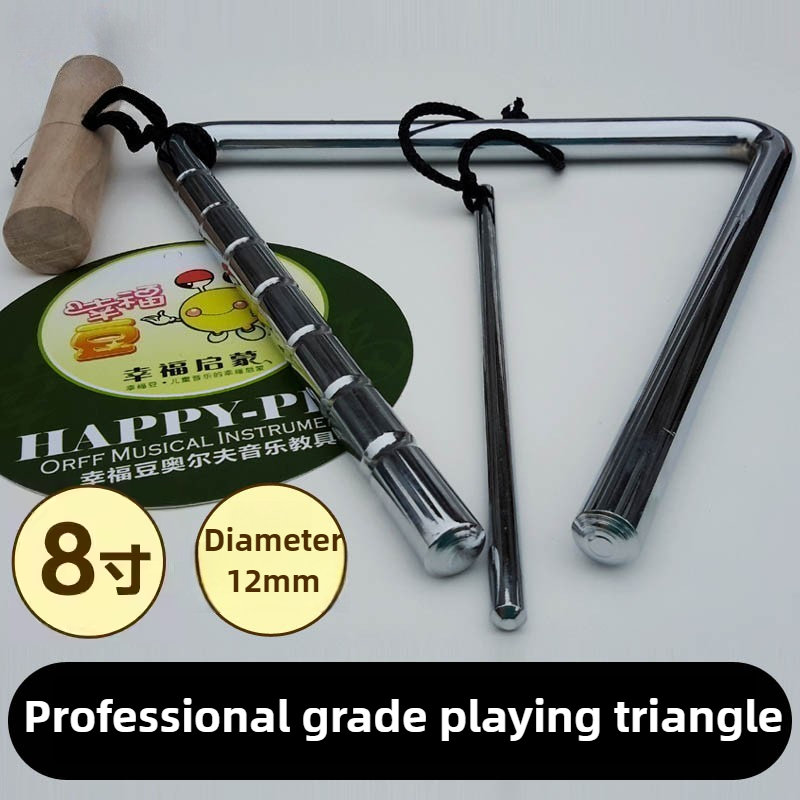 Instrumen Perkusi Segitiga Log - Musical Instrument Triangle ulasan dan harga
