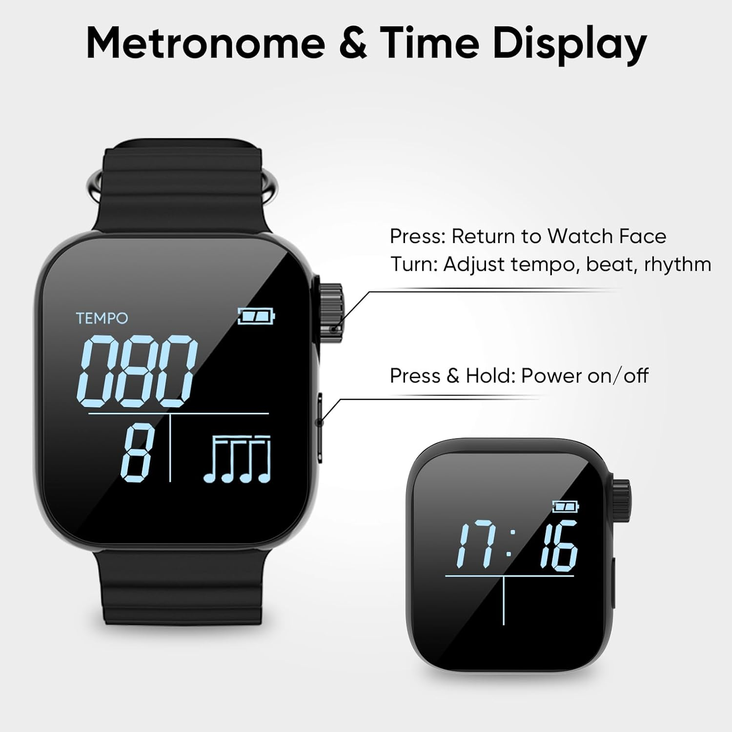 Metronom Getar yang Dapat Dipa - Musical Instrument Drum ulasan dan harga