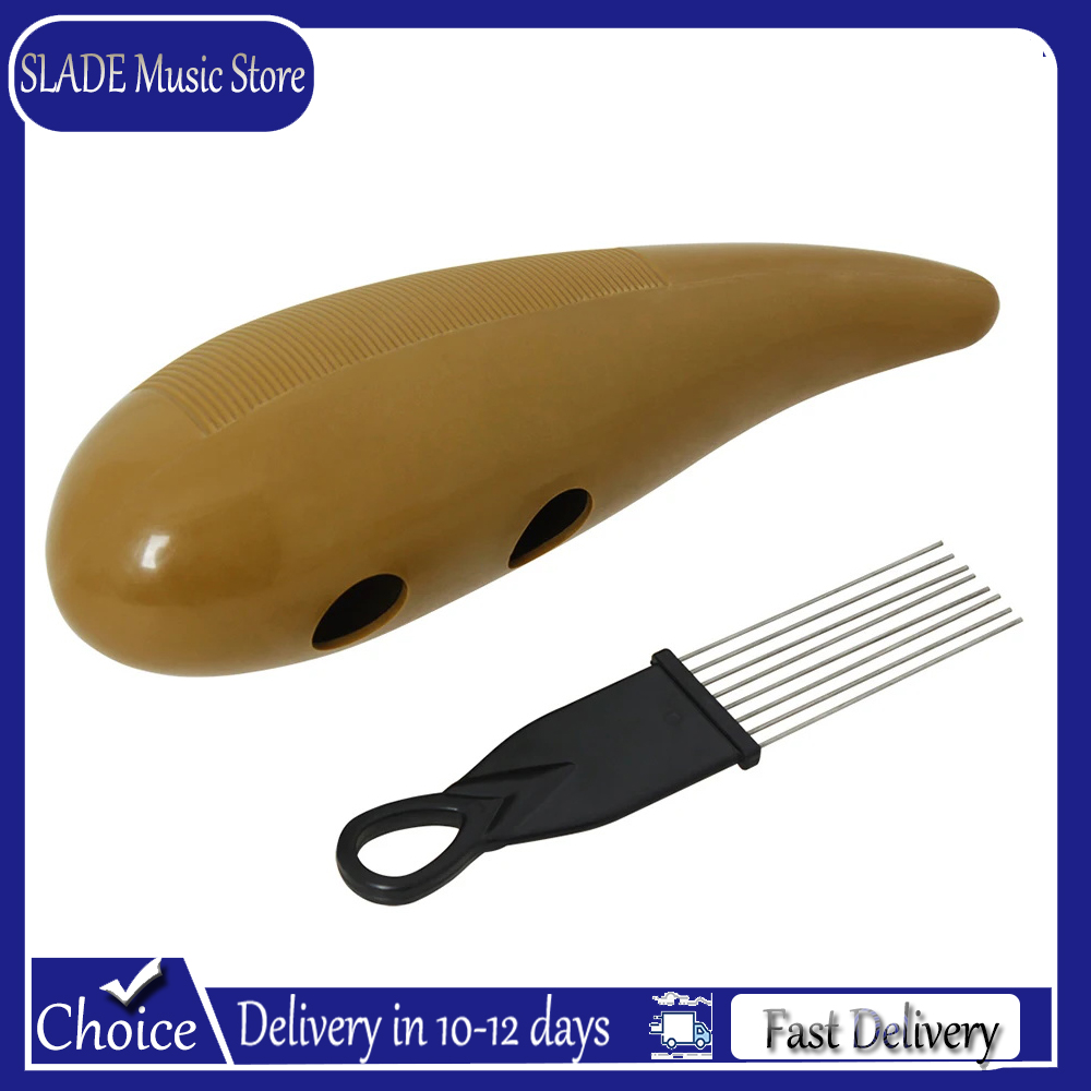 Guiro Instrumen Perkusi Latin  - Guiro Scraper Instrument ulasan dan harga