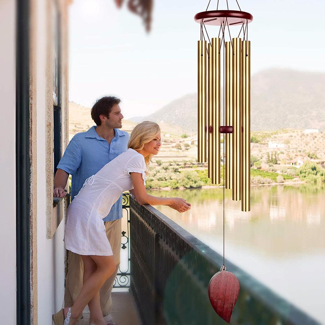 Lonceng angin 6 tabung pohon u - Wind Chime Tubular ulasan dan harga