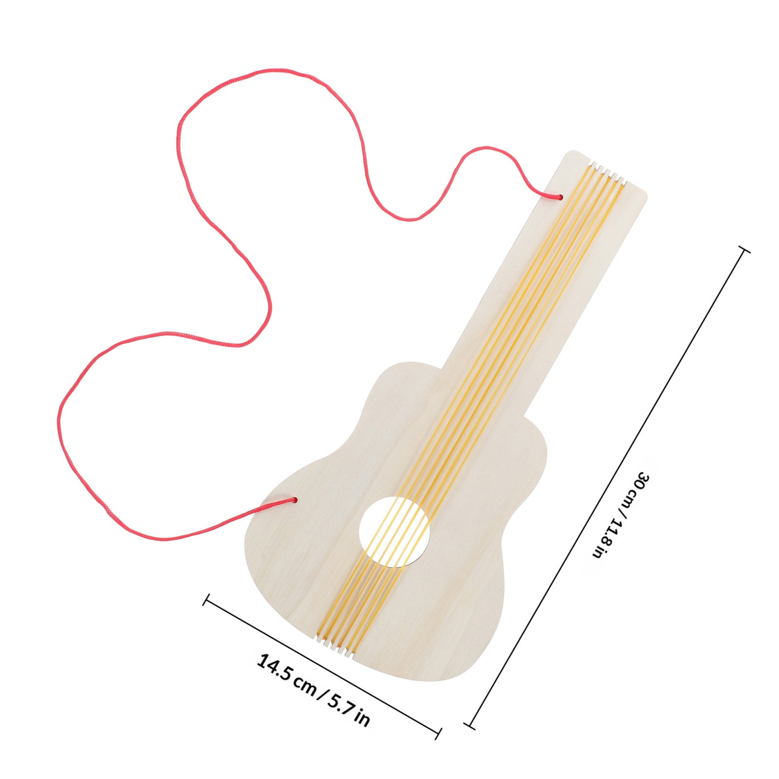 4 Buah Gitar Kayu Anak-anak DI - Musical Instrument Diy For Kids ulasan dan harga