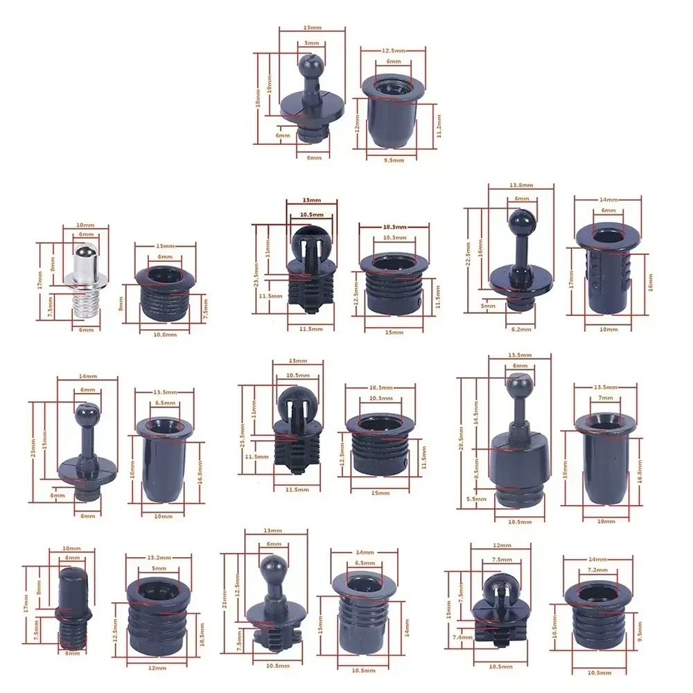 10 Pasang Klip Sekrup Penahan  - Musical Instrument Diy ulasan dan harga