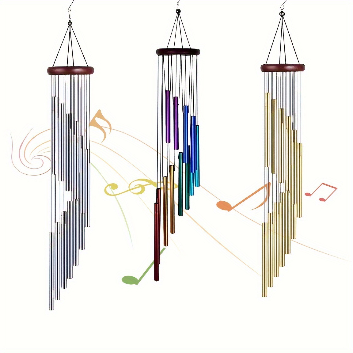 Lonceng Angin 23 Inci 12 Tabun - Wind Chime Tubular ulasan dan harga
