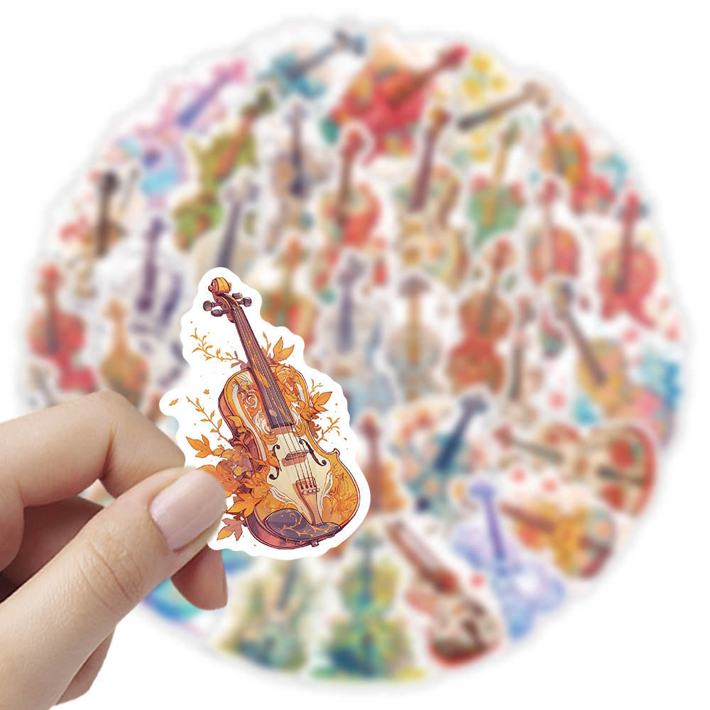 10/56 Buah Stiker Grafiti Alat - Musical Instrument Online ulasan dan harga