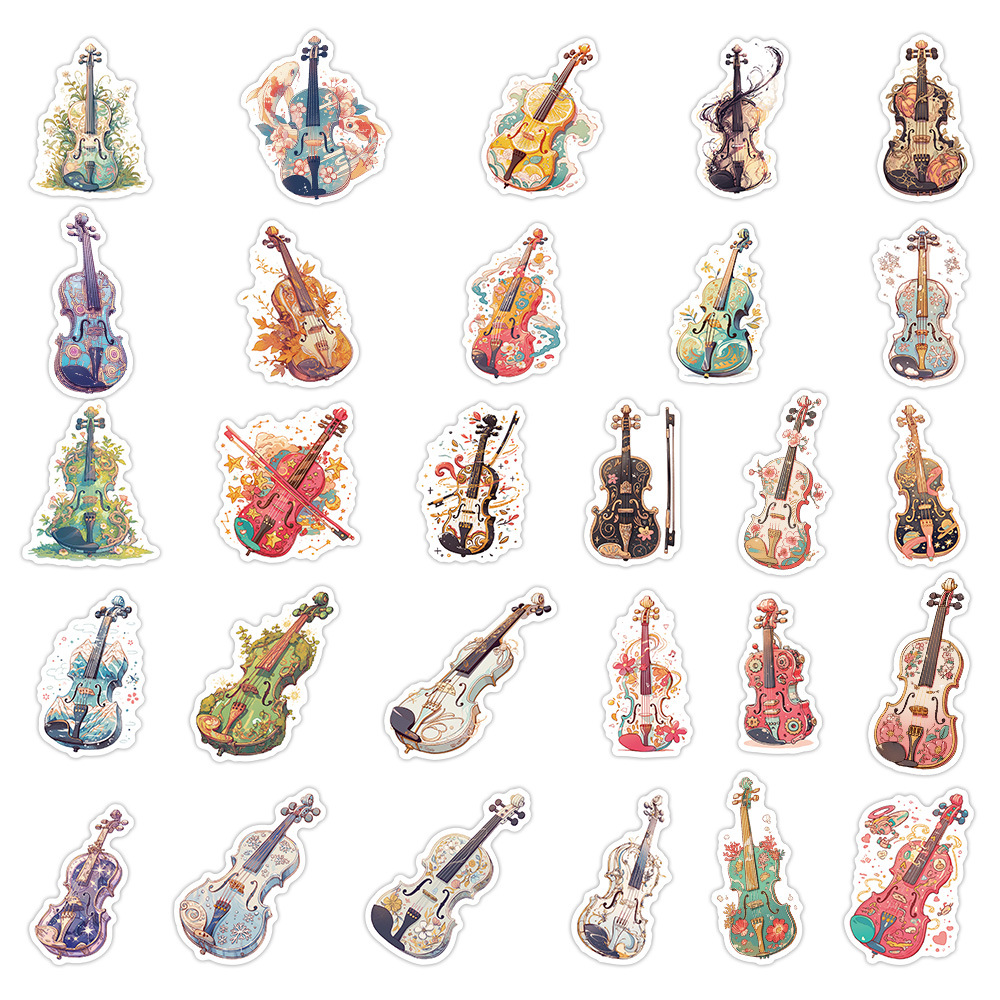 10/56 Buah Stiker Grafiti Alat - Musical Instrument Online ulasan dan harga