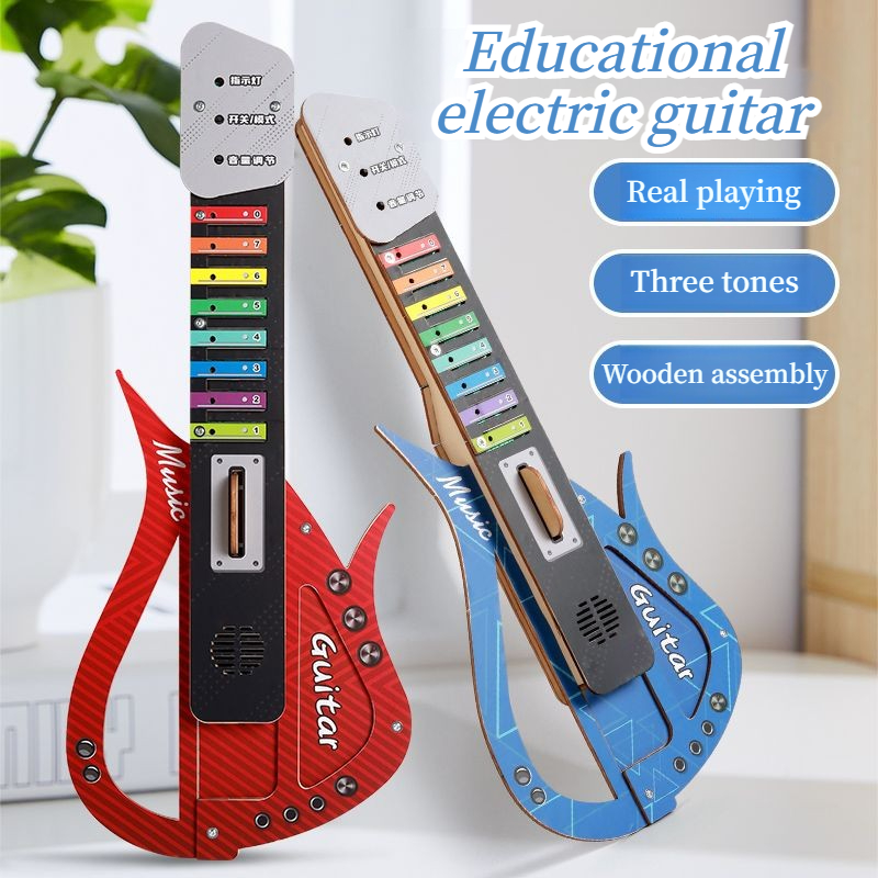 Kit Gitar Elektrik DIY Kayu Ma - Musical Instrument Diy For Kids ulasan dan harga