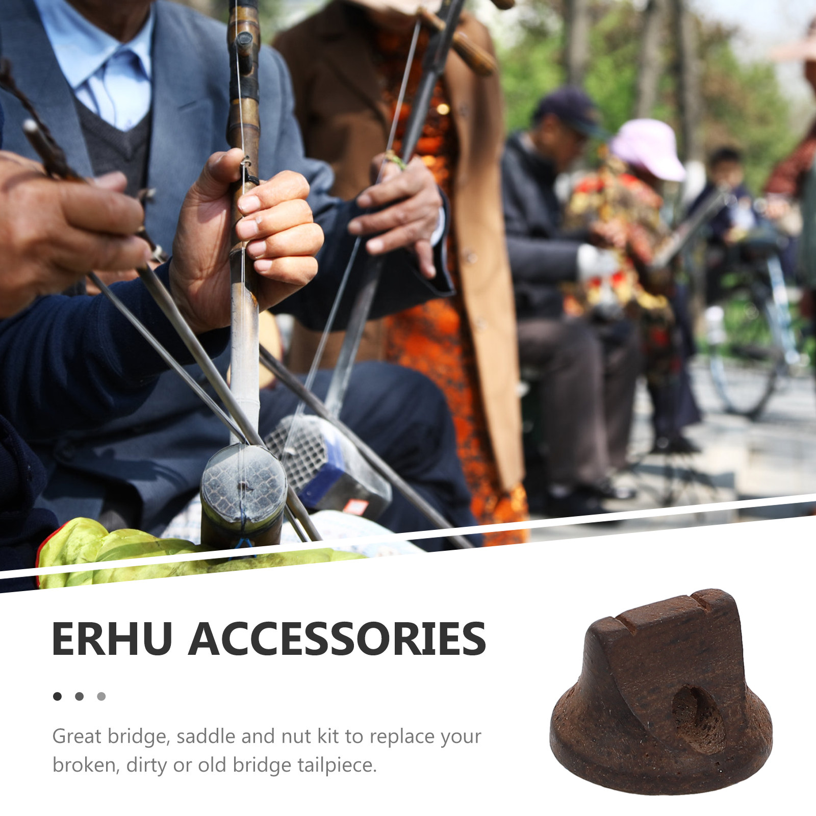 2 Buah Jembatan Erhu Cina Baha - Musical Instrument Ancient ulasan dan harga