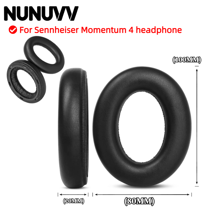 NUNUVV Bantalan telinga dengan - Sennheiser Headphone Momentum 4 ulasan dan harga