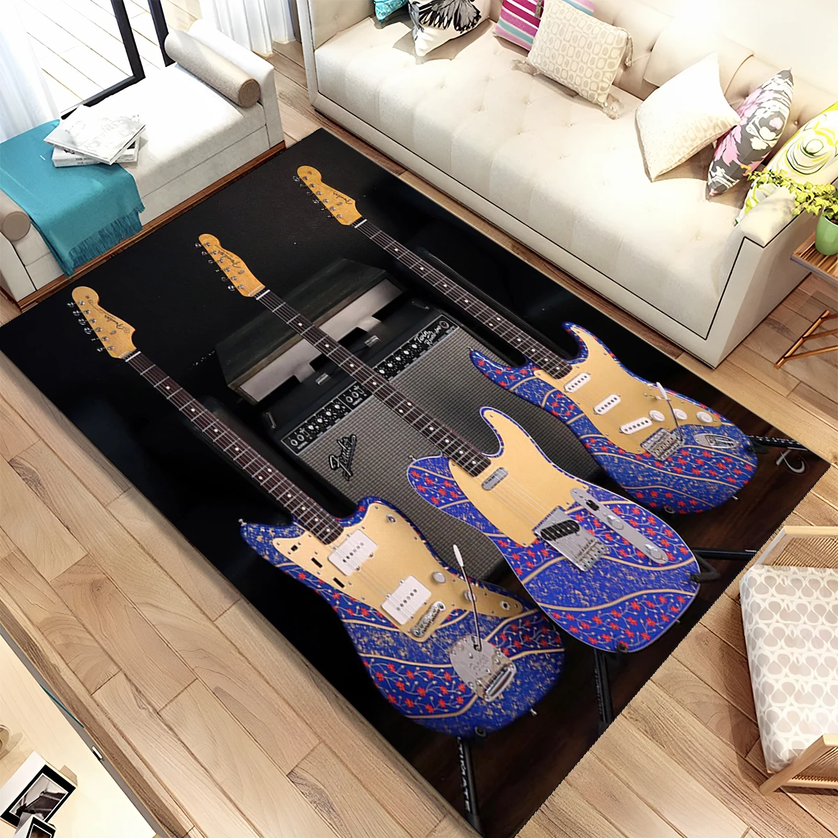 Karpet Musik Fender Sign Retro - Musical Instrument Online ulasan dan harga