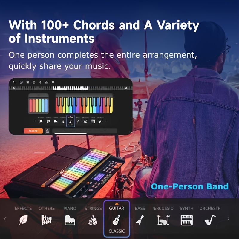 Piano Digital Pintar PopuPiano - Musical Instrument No Touch ulasan dan harga